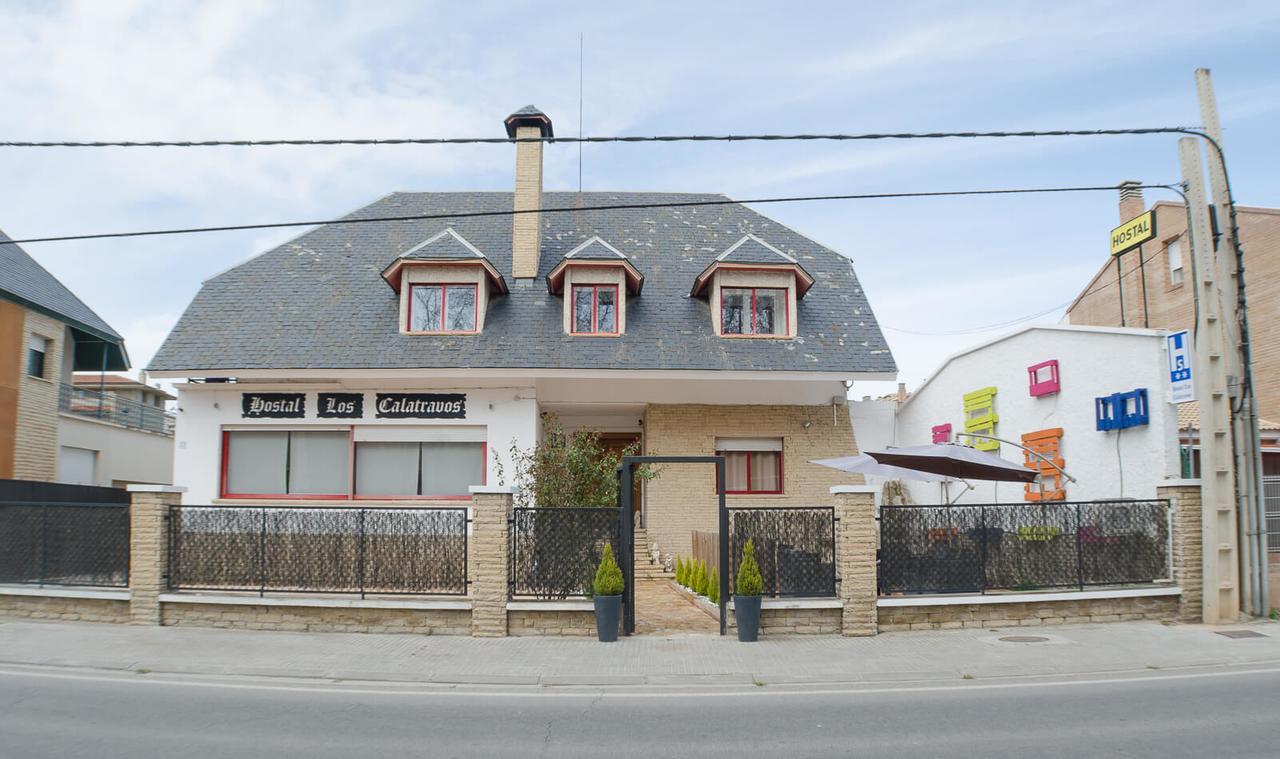 Hostal Los Calatravos Alcaniz Exterior foto