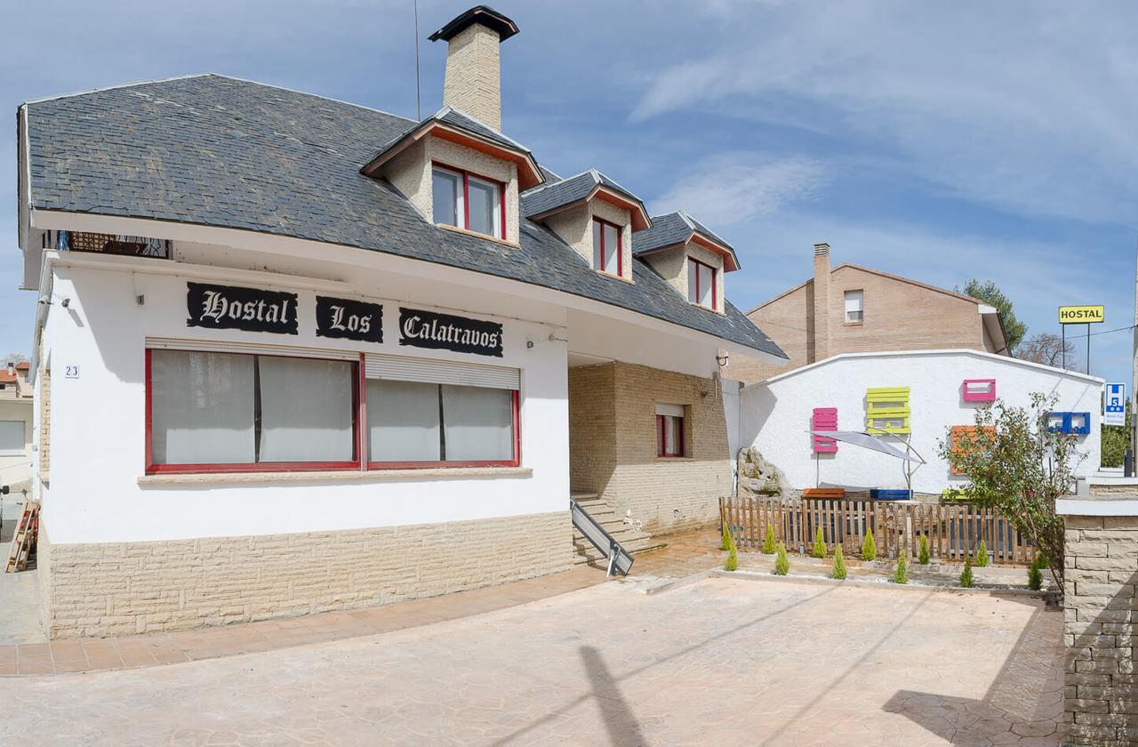 Hostal Los Calatravos Alcaniz Exterior foto